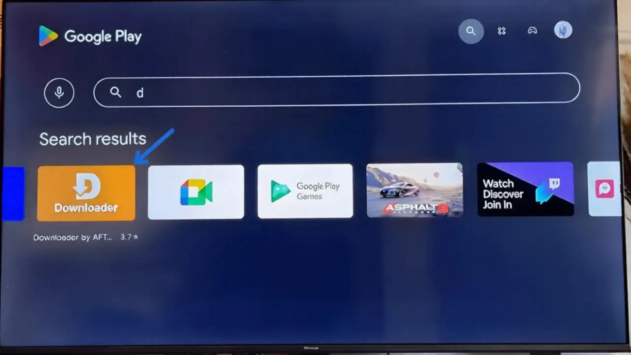 Rechercher Downloader sur le Play Store