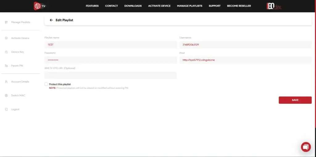 Ajout d'une playlist XC Xtream Codes sur IBO Player