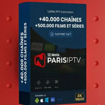 12 Mois Abonnement IPTV France