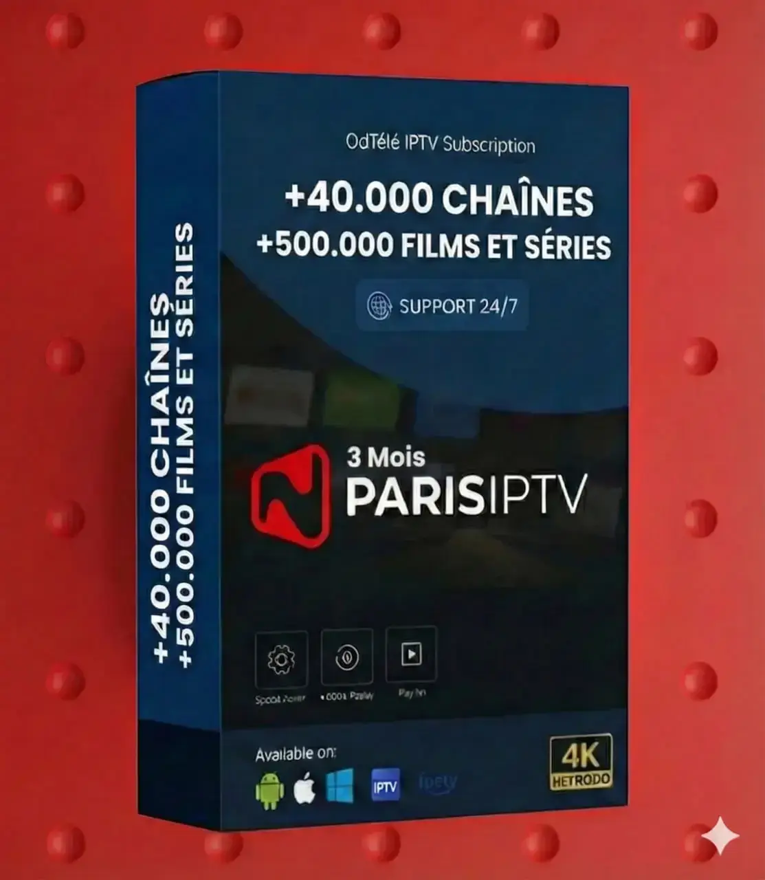 3 Mois Abonnement IPTV France