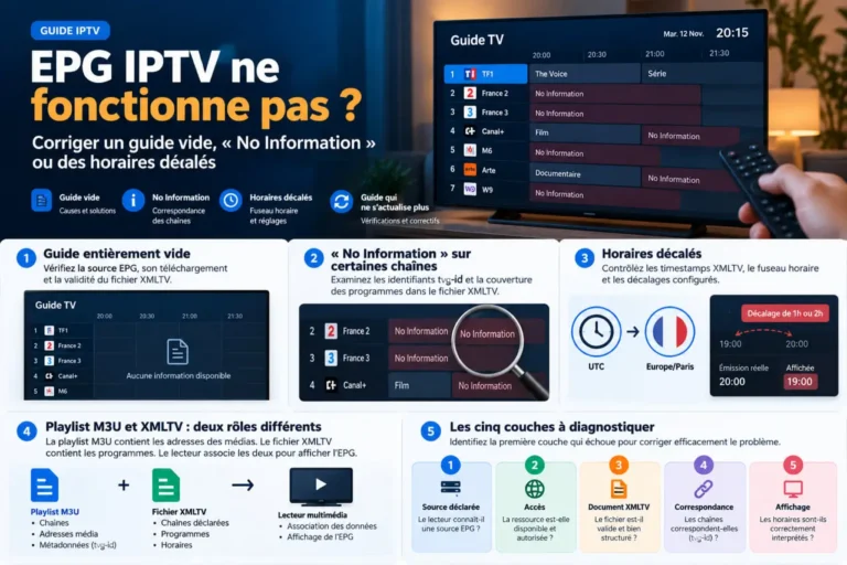 Guide IPTV _ résoudre les problèmes d’EPG-1