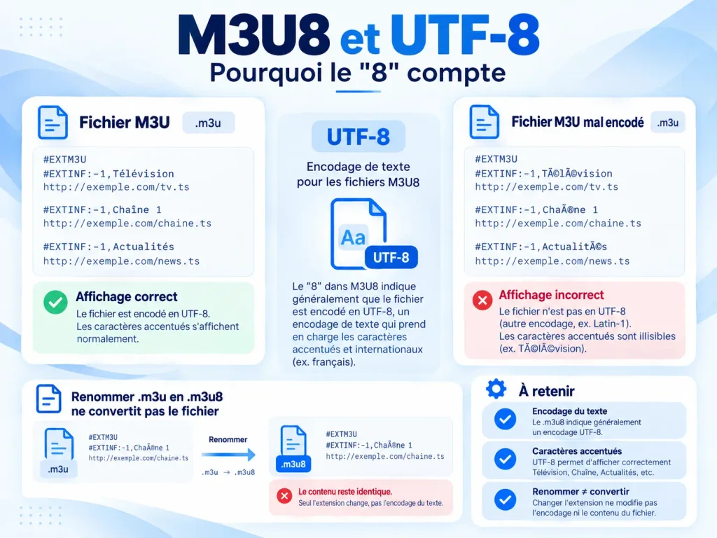 M3U, M3U8, Extended M3U et HLS